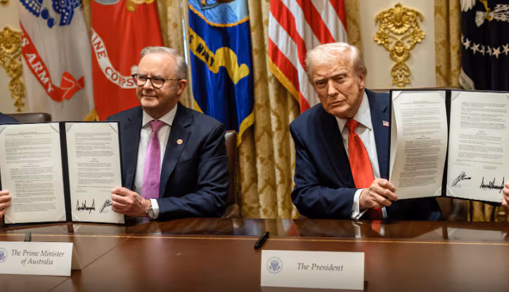 EUA e Austrália firmam acordo de minerais críticos para reduzir dependência da China e destravar investimentos e empregos no Ocidente