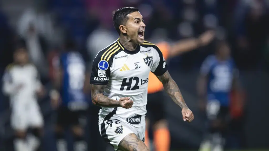 Atlético-MG arranca empate com gol de Dudu nos acréscimos contra Independiente del Valle na Sul-Americana Foto: Pedro Souza/Atlético