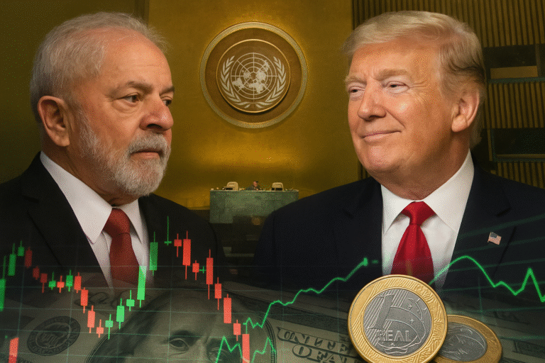 Mercado Brasileiro em Tensão: Dólar Sobe e Bolsa Recua com Expectativa de Encontro Lula-Trump