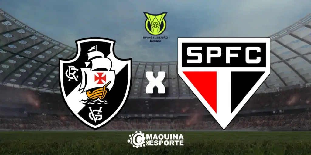 Vasco e São Paulo em duelo crucial por vaga na Libertadores em São Januário