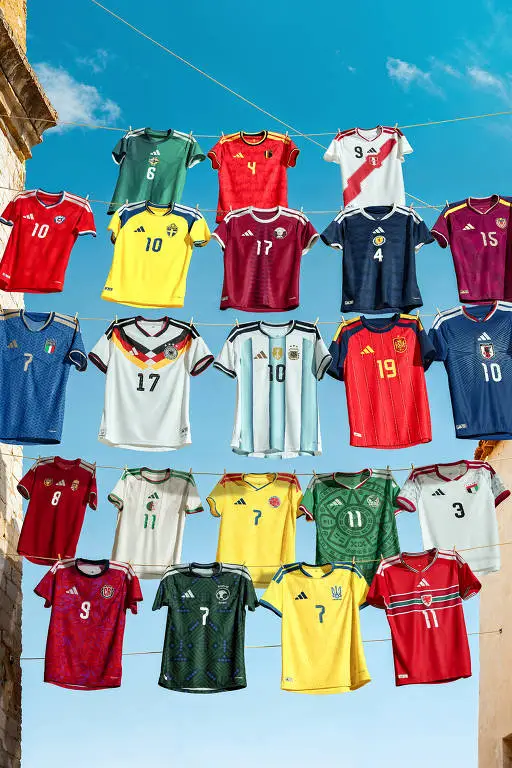 Adidas Revela Novas Camisas de Seleções para a Copa do Mundo de 2026