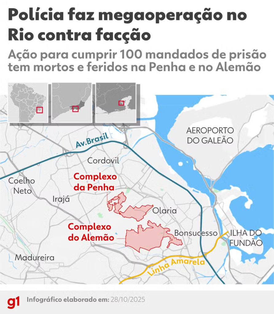 Operação Contenção: o dia em que o Estado levou a guerra às facções — e abriu a maior ferida da segurança pública no Rio
